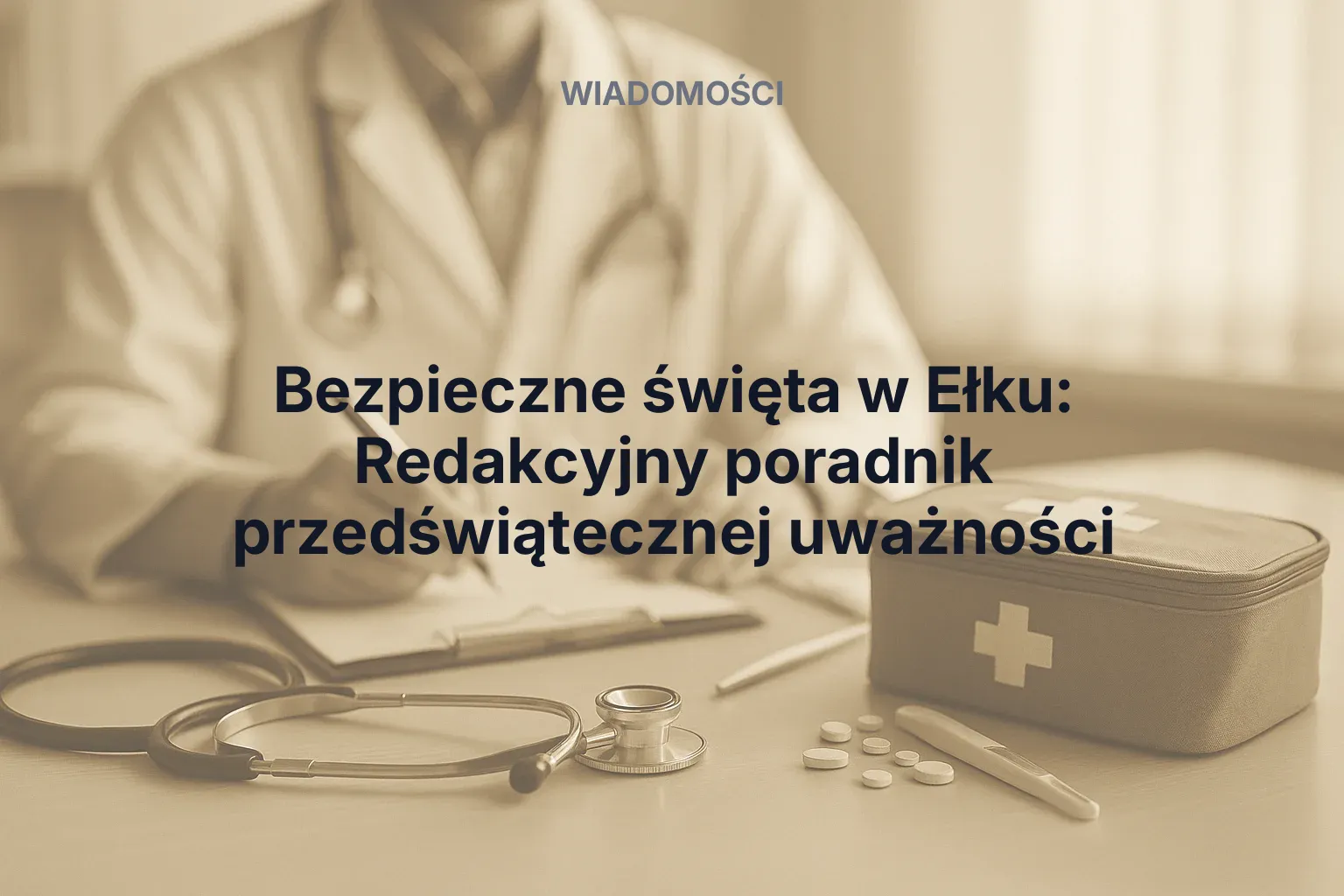 Artykuł: Bezpieczne święta w Ełku: Redakcyjny poradnik przedświątecznej uważności